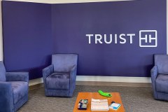 Vinyl Brand Wall Mural Installation Truist Bank Project, Washington, DC