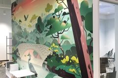 Dreamscape HP Matte Vinyl Mural Uber Headquarters, Washington DC.