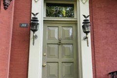Fine Paints if Europe Satin Oil Enamel Painted Entry Door and Door Surround Capitol Hill, Washington DC