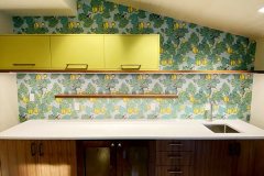 Cole & Son Fritos Proibito Seagram & Lemon Wallpaper in Bethesda, Maryland