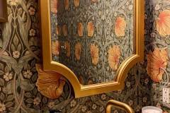 Morris & Co Pimpernel Wallpaper color Moss Capitol Hill Washington DC